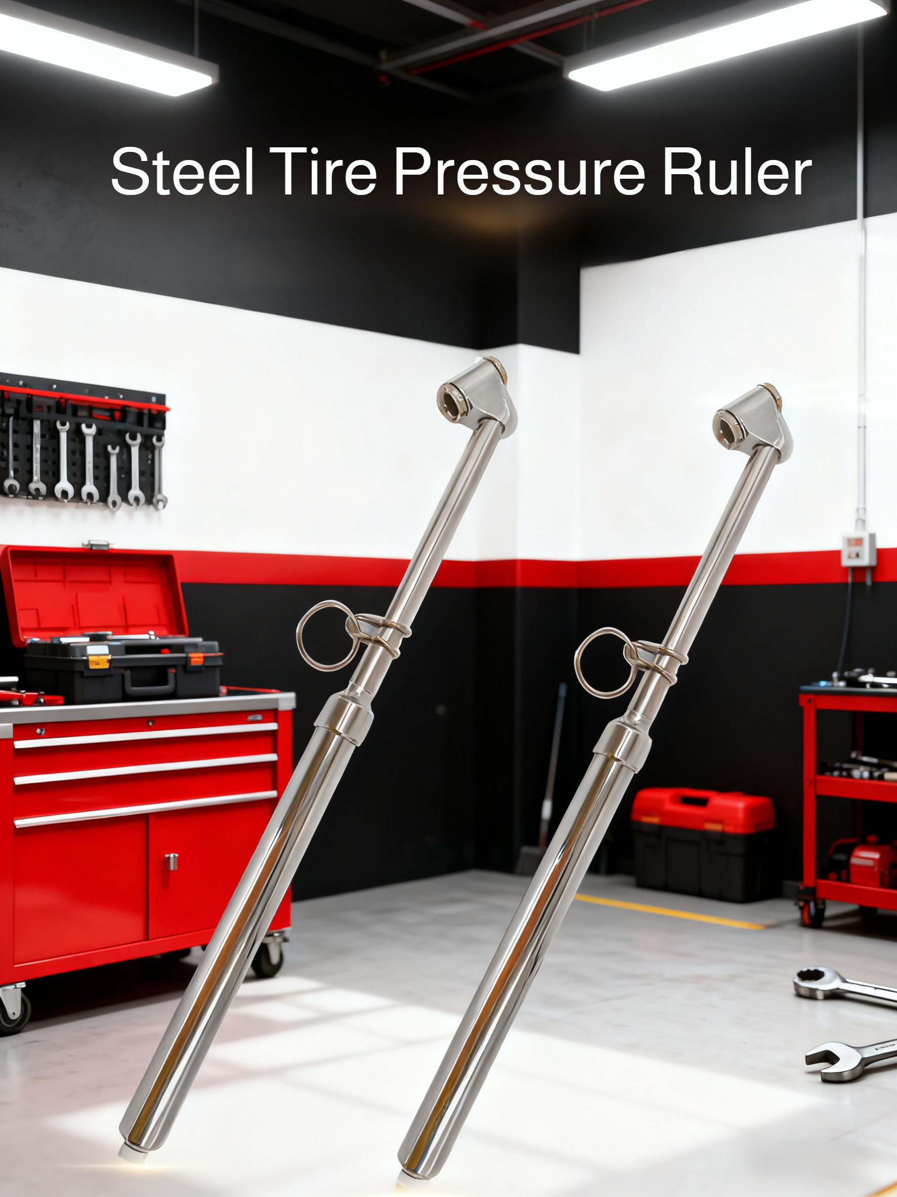 Durable and portable tire pressure checker tool