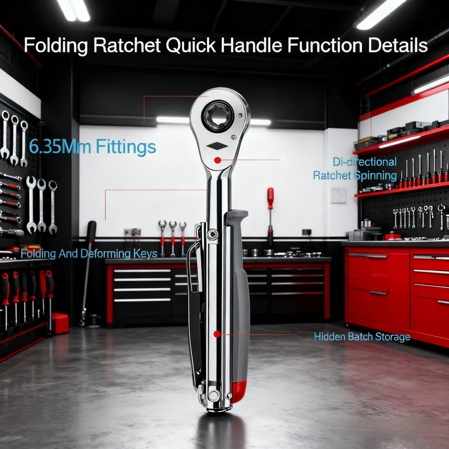  Multifunctional 10-Piece Ratchet Screwdriver Kit