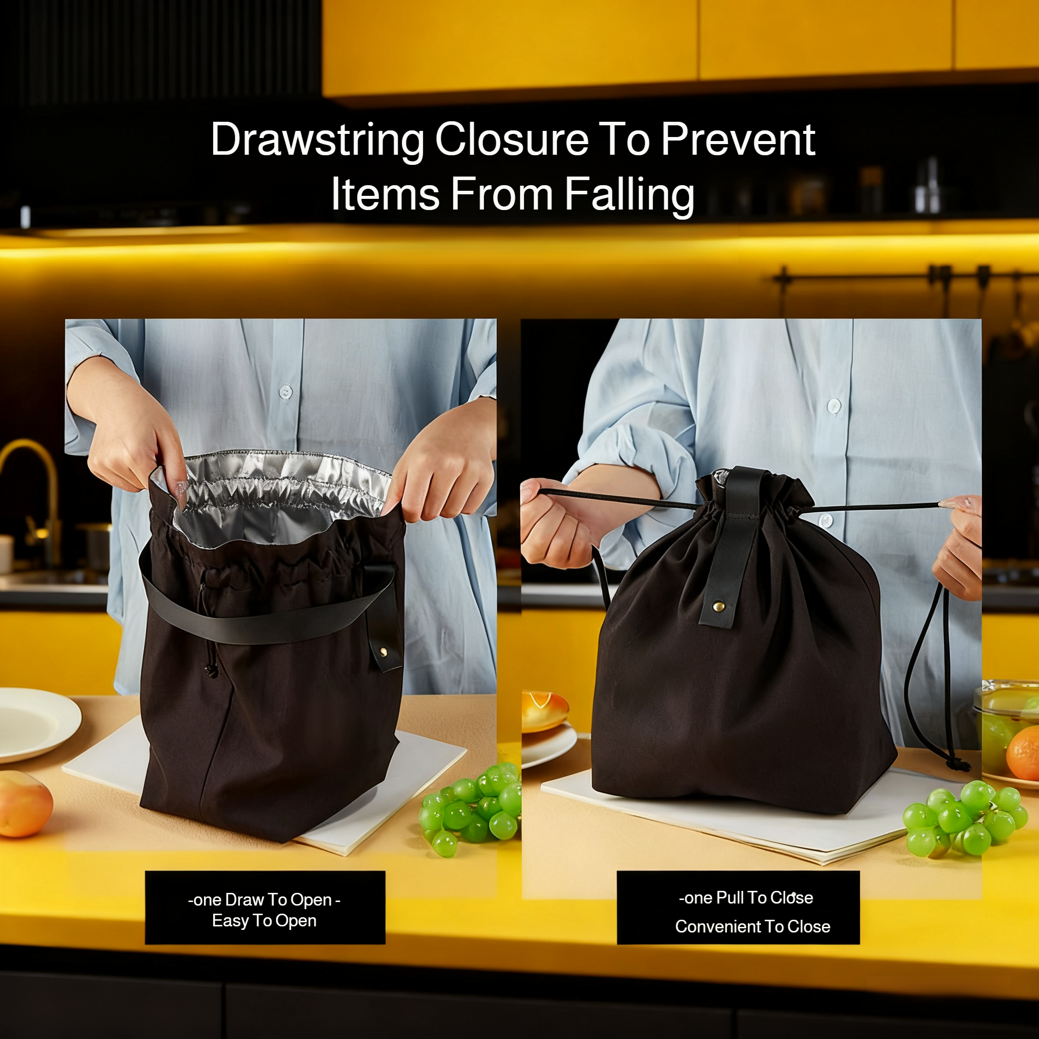 Reusable lunch bag for kids and teenagers