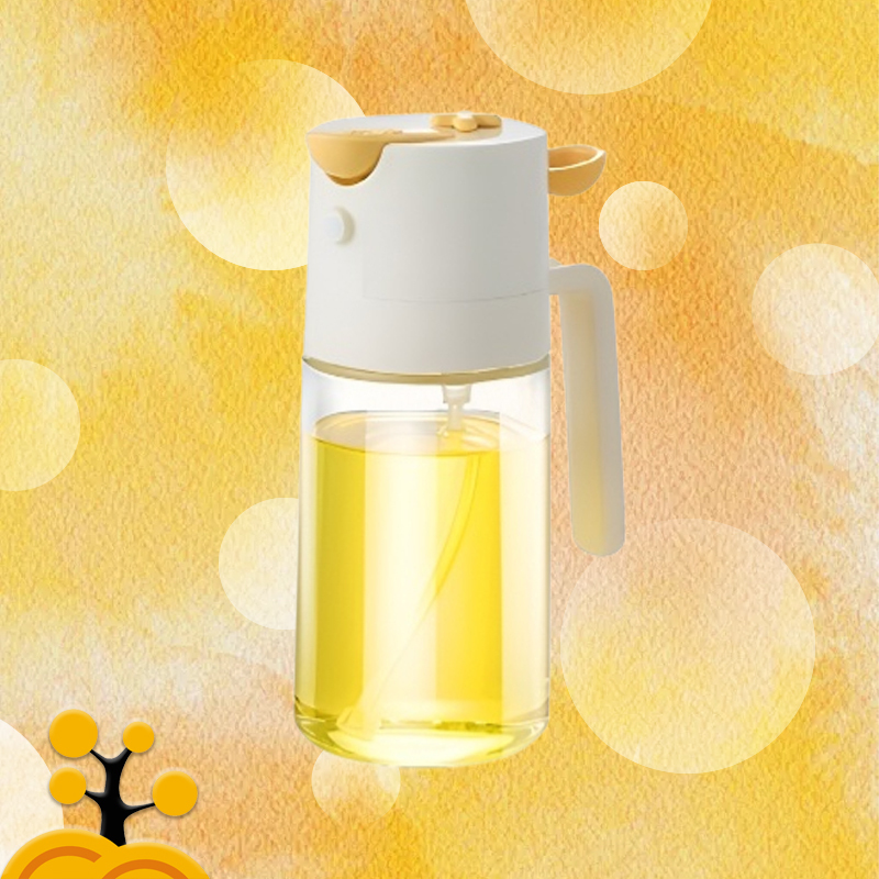  Non-drip Glass Oil Dispenser for Home – Spray and Pour Function
