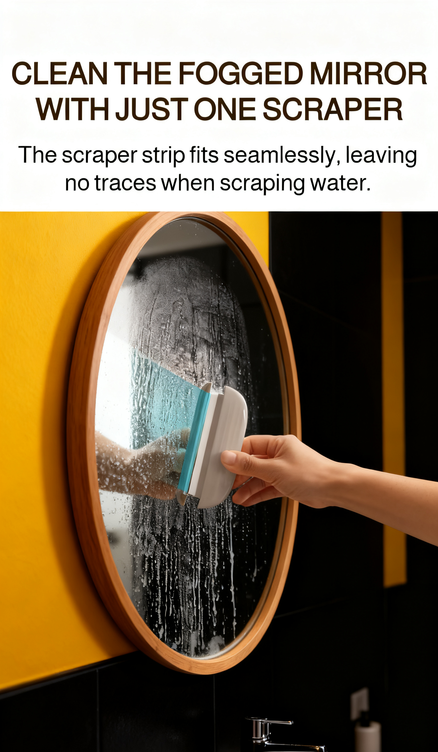 Easy install hair dryer holder for bathroom