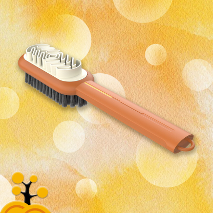 Long Handle Natural Rubber Sneaker Cleaning Brush