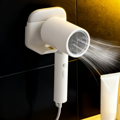  Bathroom & Toilet 2-in-1 Hair Dryer Holder