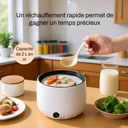 Marmite électrique domestique multifonction anti-adhésive