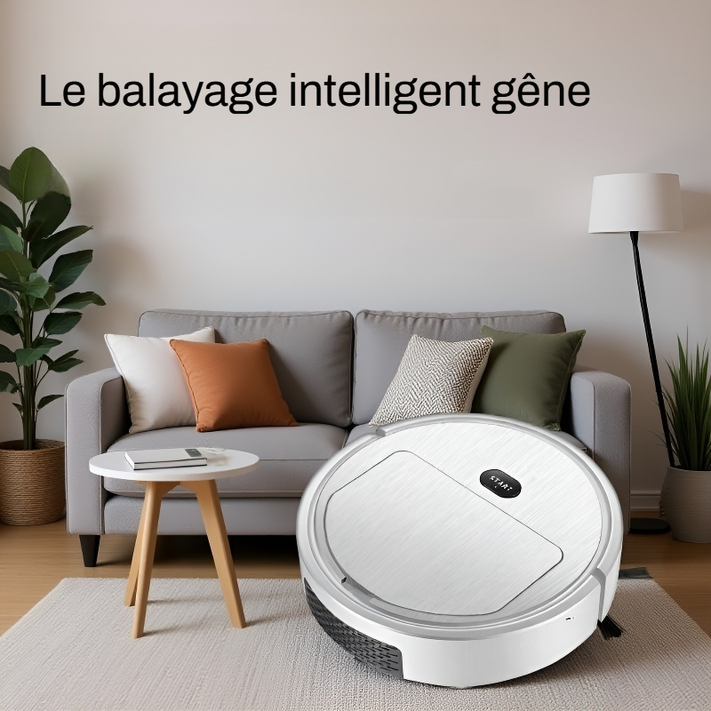 Balayeuse robotisée intelligente multifonction 3-en-1