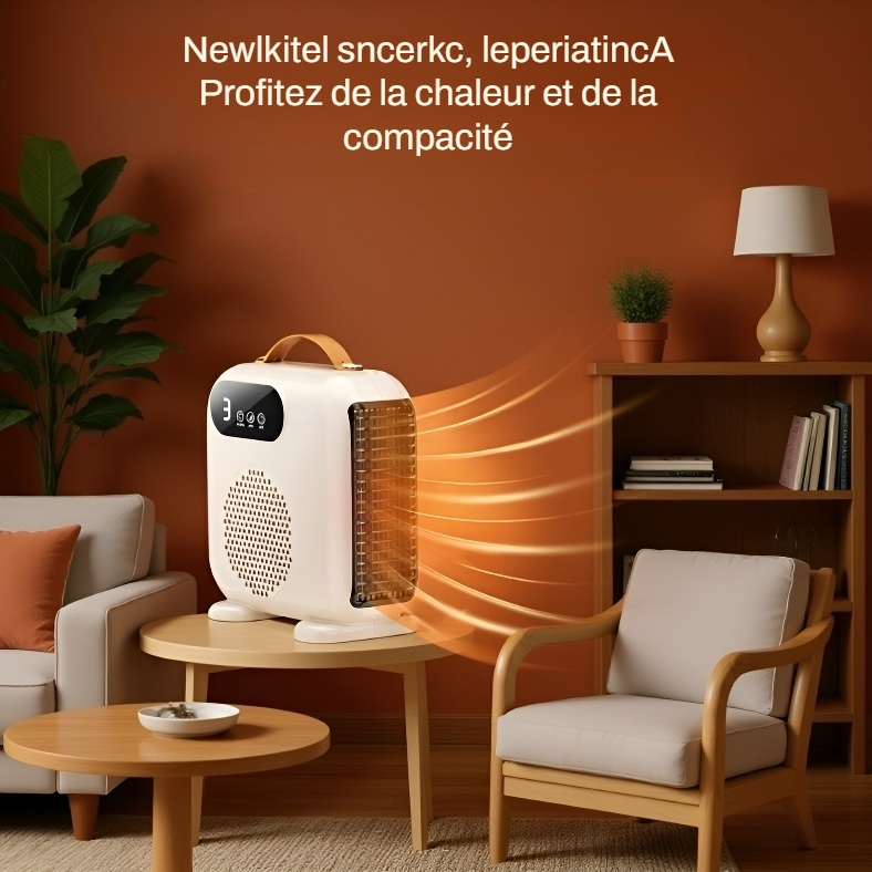 Radiateur soufflant silencieux et économe en énergie