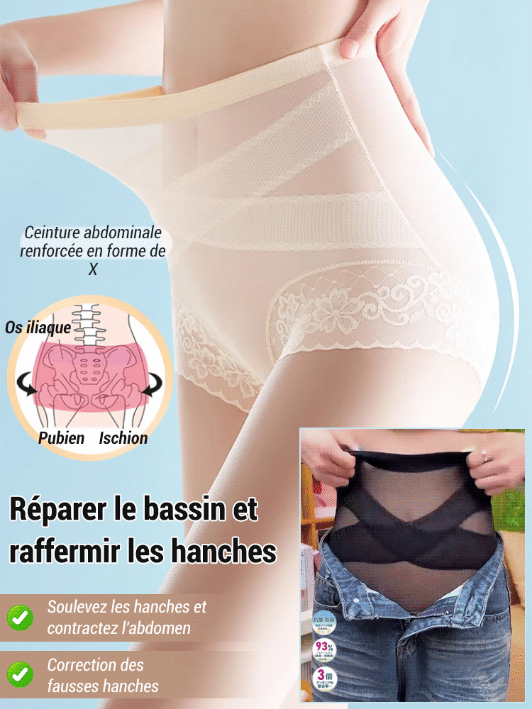 【Recommandé par les Gynécologues】Culotte Gainante Invisible Ventre Plat ❤️