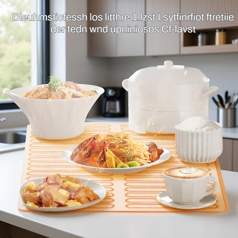 Planche chauffante pliable en silicone