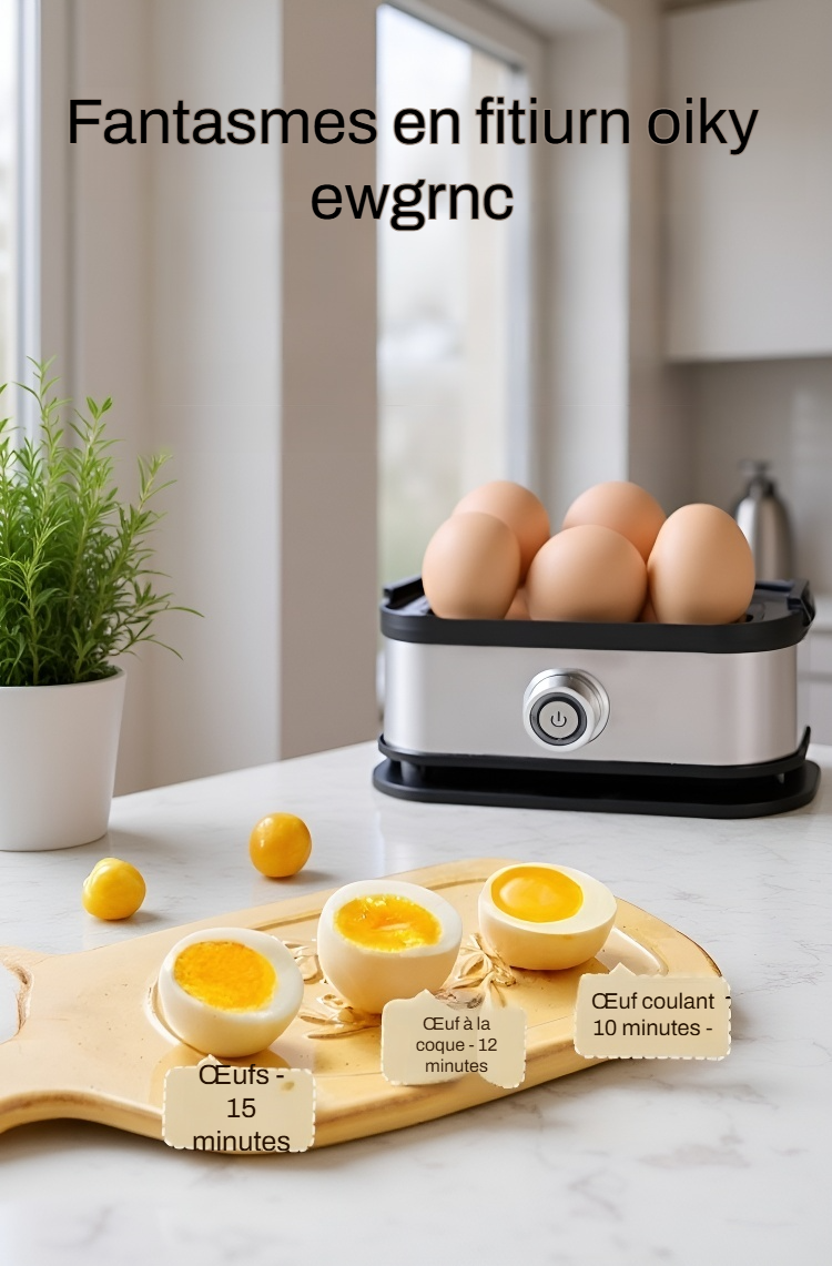 Appareil à cuire les œufs idéal pour étudiants et voyageurs
