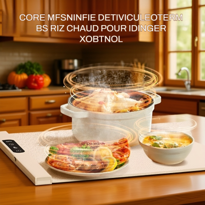 Planche chauffante pliable en silicone