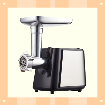 Hachoir à viande électrique et machine à saucisses en acier inoxydable pour usage domestique