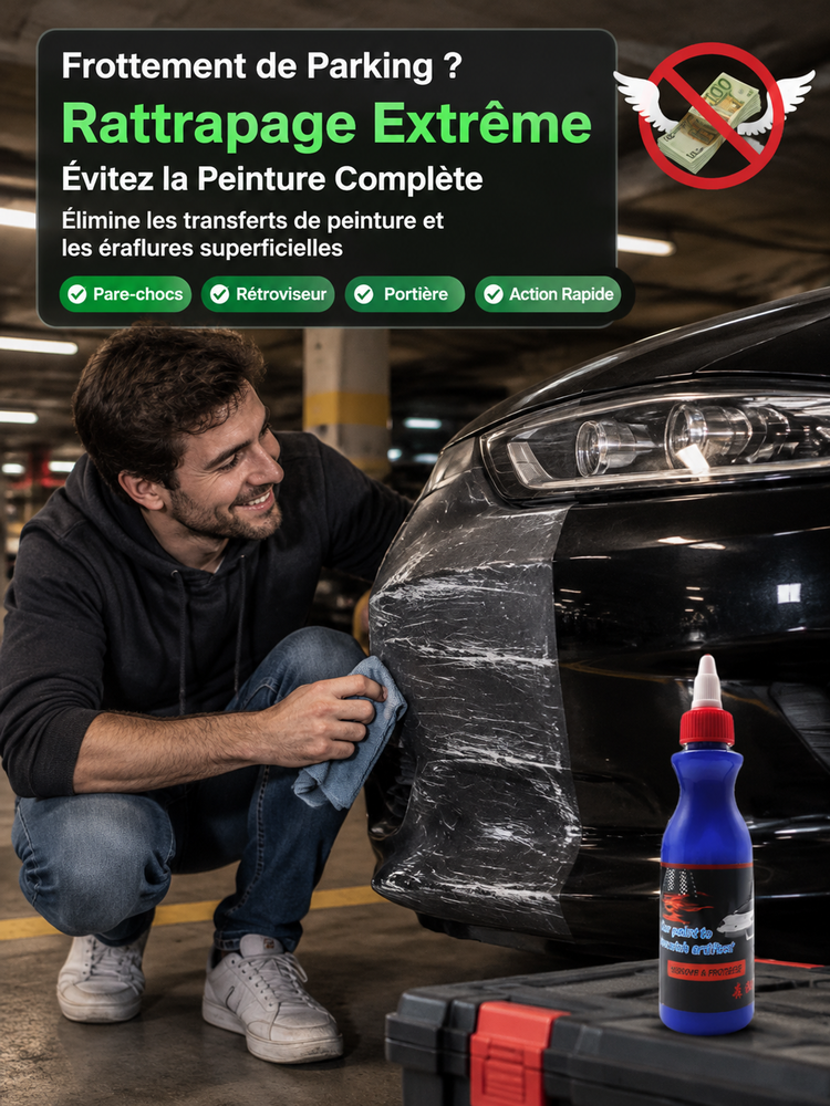 Certifié TÜV Allemand ! Spray nano-réparateur de peinture | Retrouvez l’éclat du neuf en 10 min