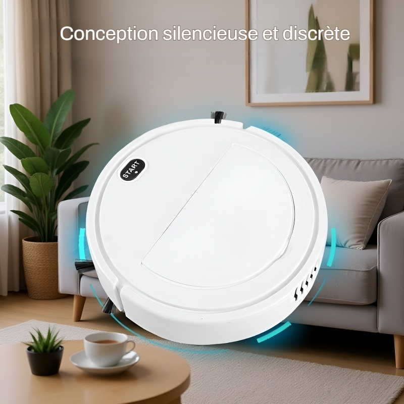 Balayeuse robotisée intelligente multifonction 3-en-1