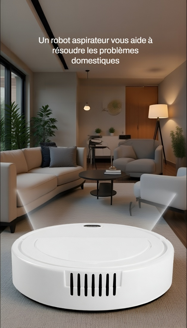 Robot multifonction nettoyant efficacement une pièce