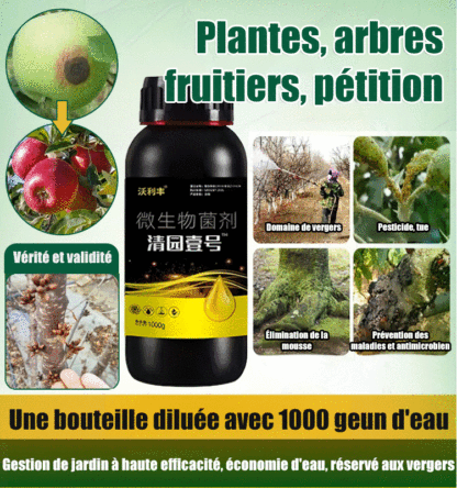 Concentré de protection végétale biologique professionnel | 1000 g pour 1000 L de protection | 100 % respectueux des abeilles