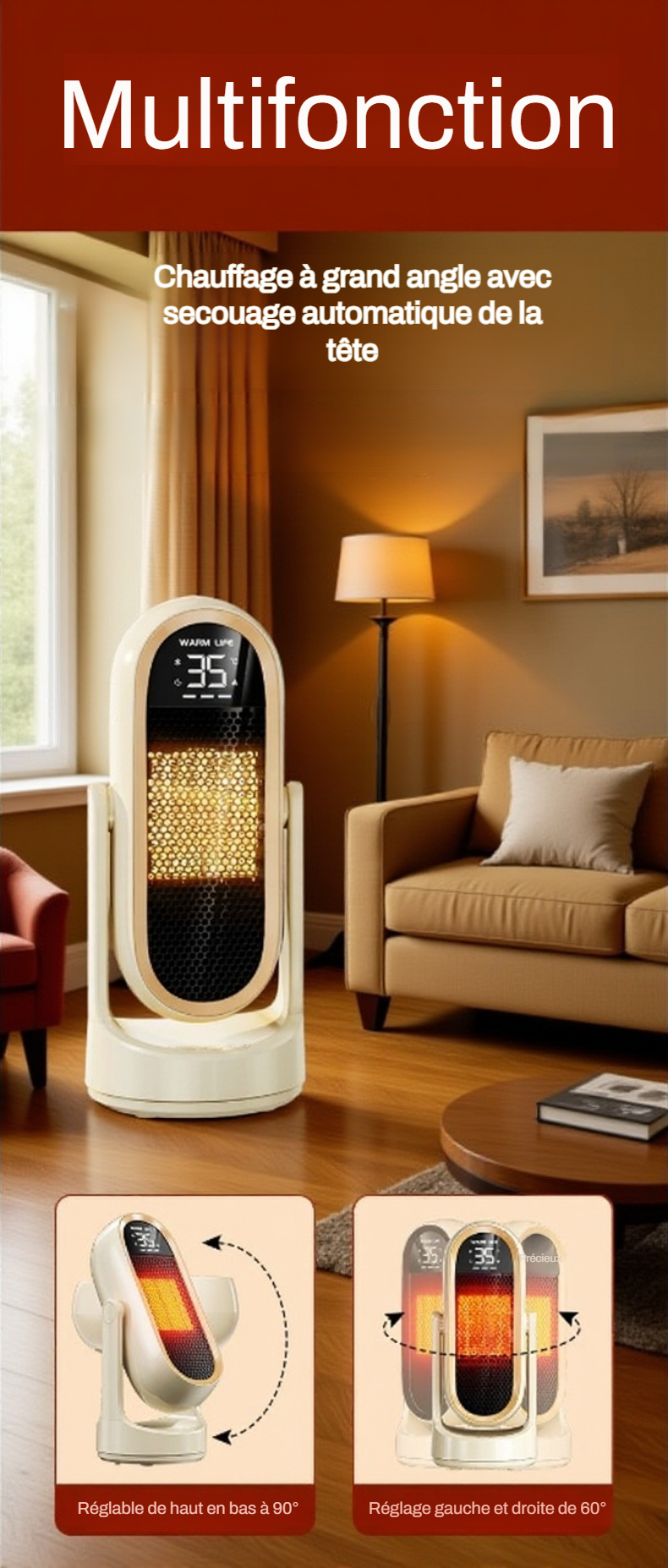 Chauffage soufflant pour une chaleur homogène et saine