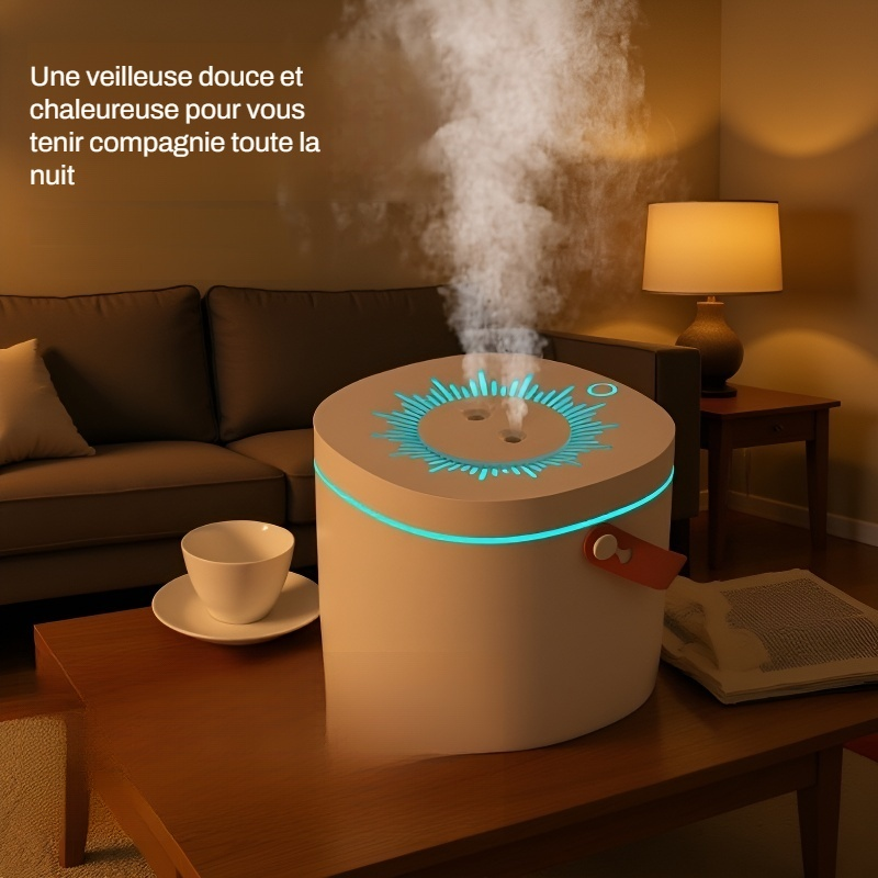 Humidificateur à grande capacité à double buse