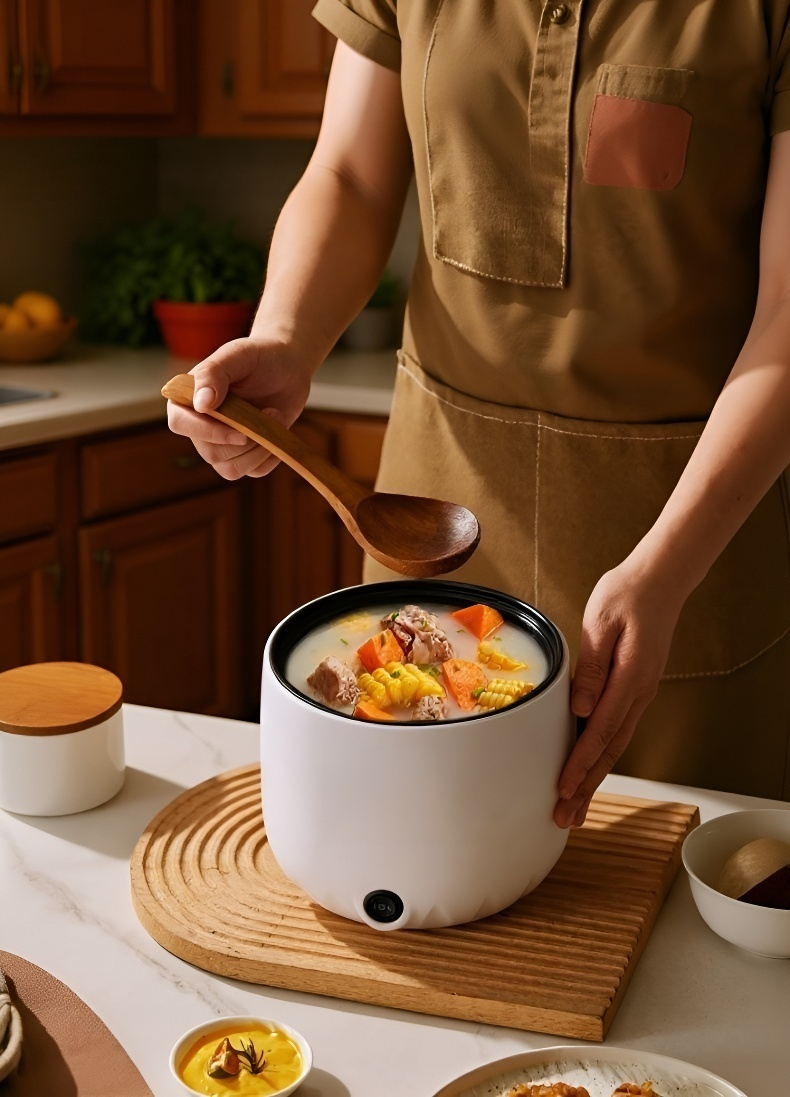 Marmite électrique multifonction adaptée à toutes les cuisines