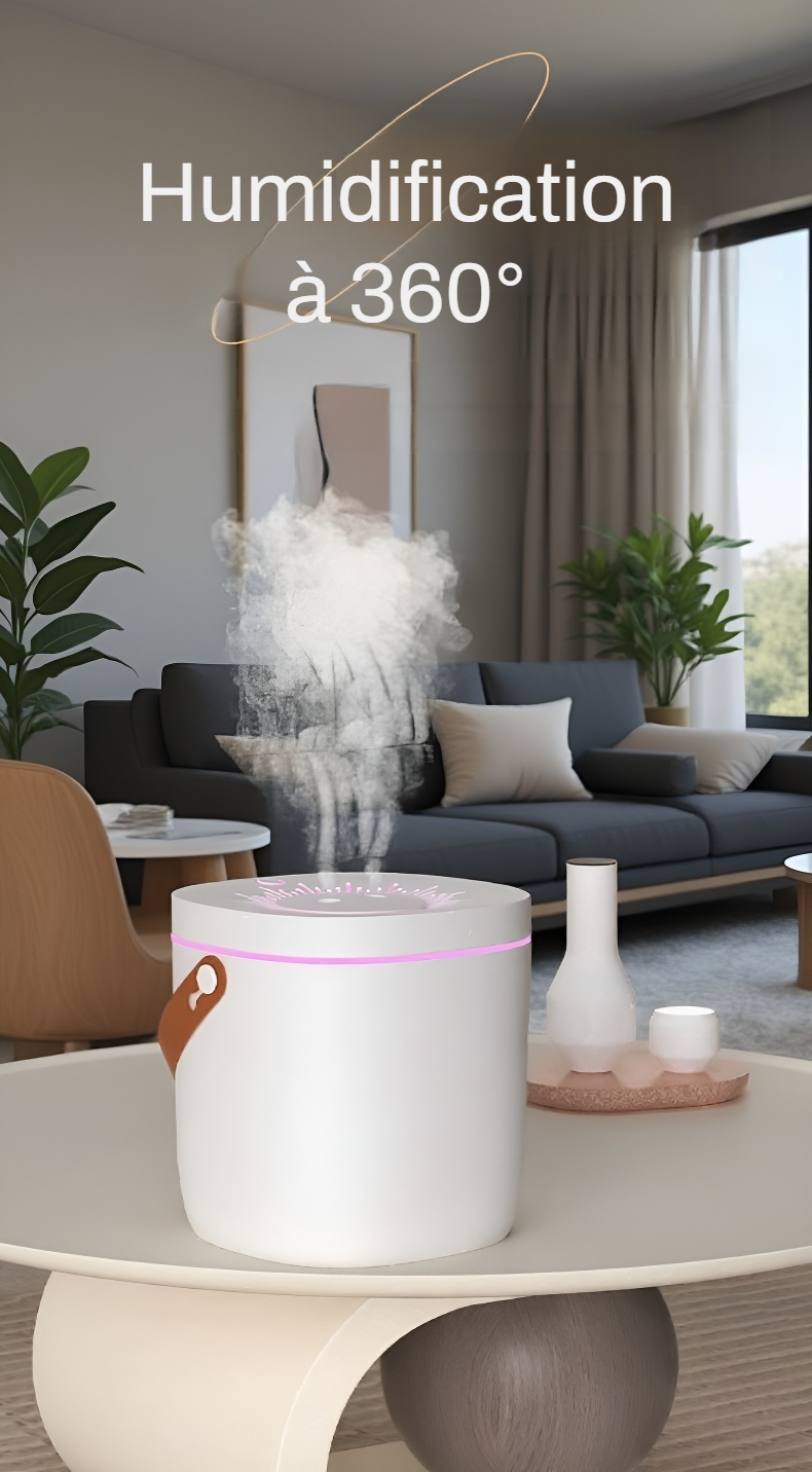 Contrôle facile du débit de vapeur sur le humidificateur