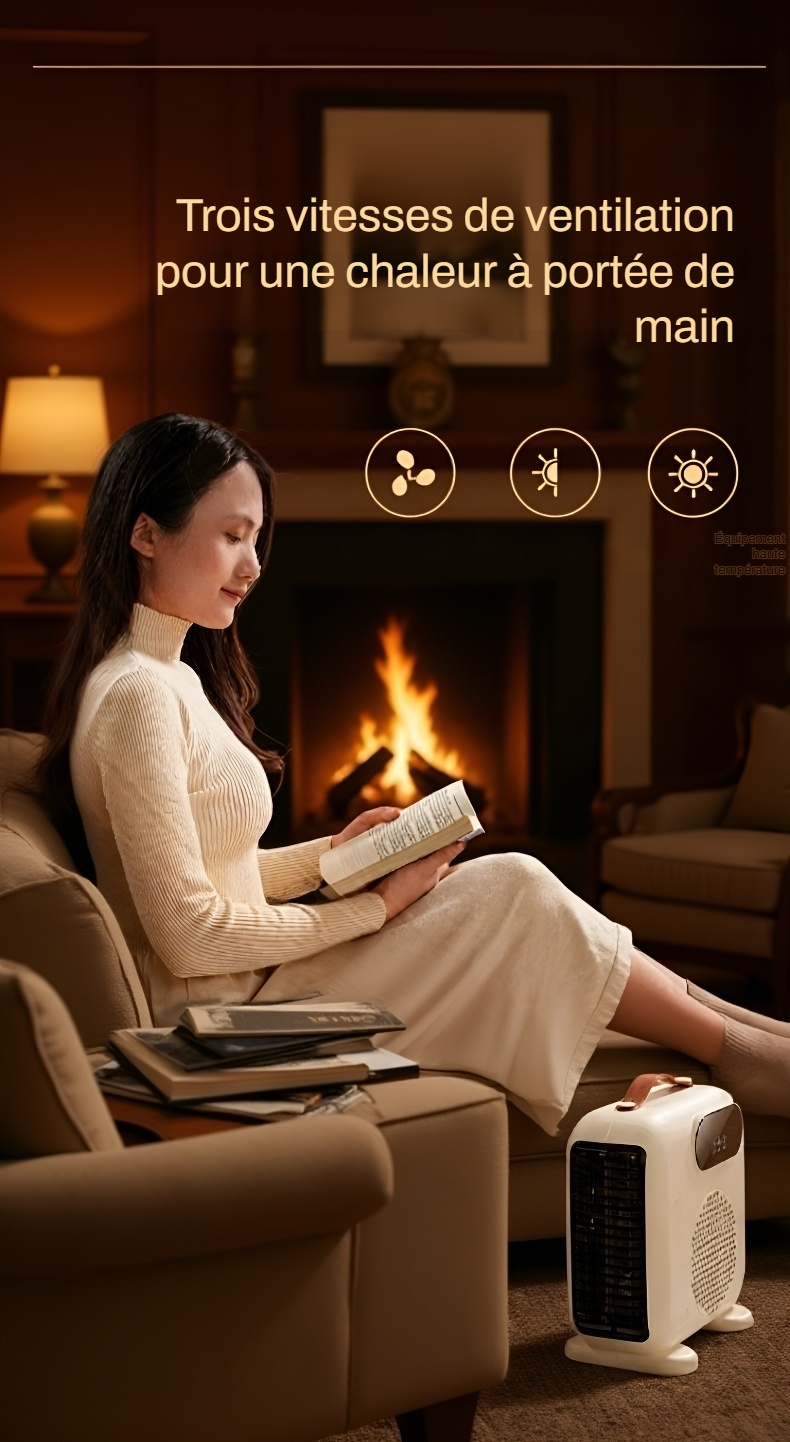 Radiateur soufflant efficace et discret