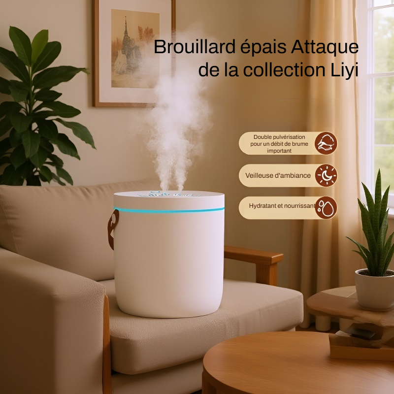 Humidificateur à grande capacité à double buse