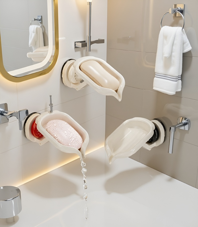 Boîte à savon durable et résistante à l’humidité pour salle de bain
