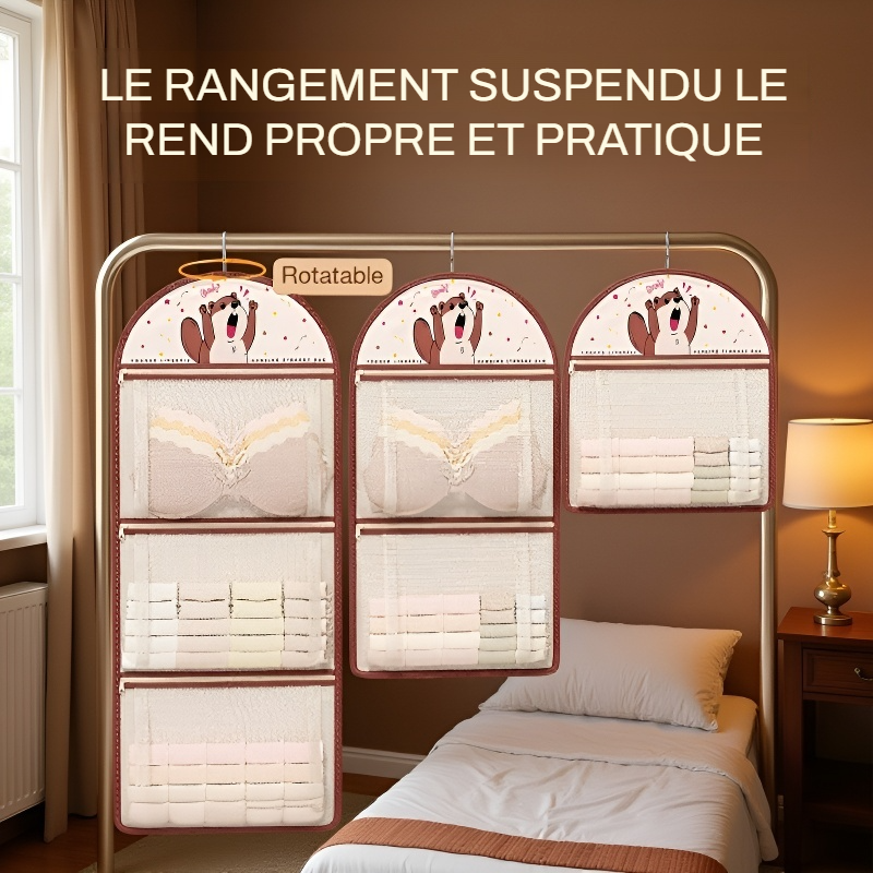 Sac de rangement multifonction à maille