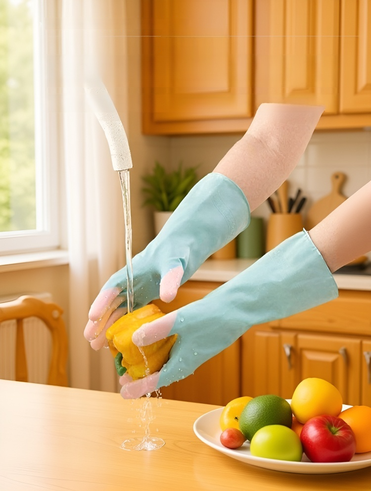 Gants ergonomiques pour lavage vaisselle