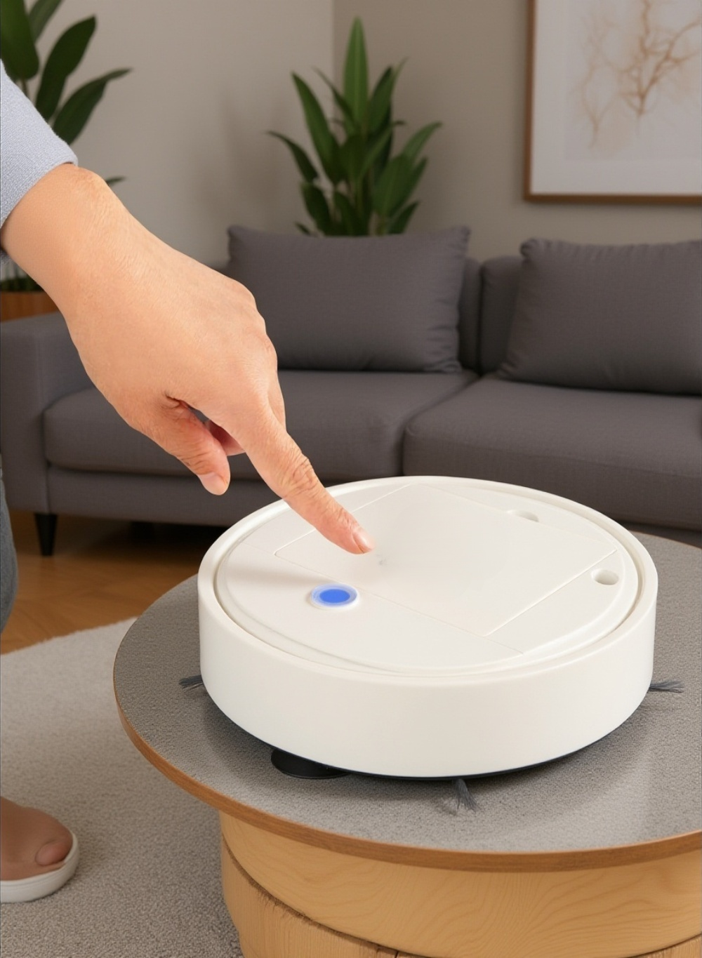 Bac à poussière du robot aspirateur intelligent