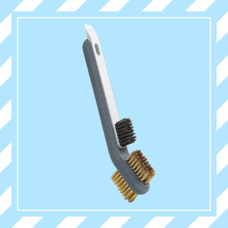 Brosse de nettoyage 3-en-1 pour cuisine avec spatule