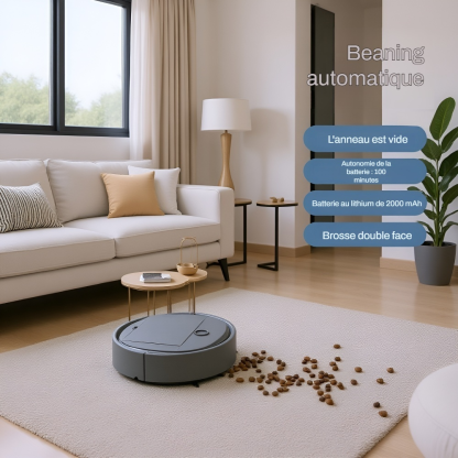 Robot aspirateur intelligent entièrement automatique