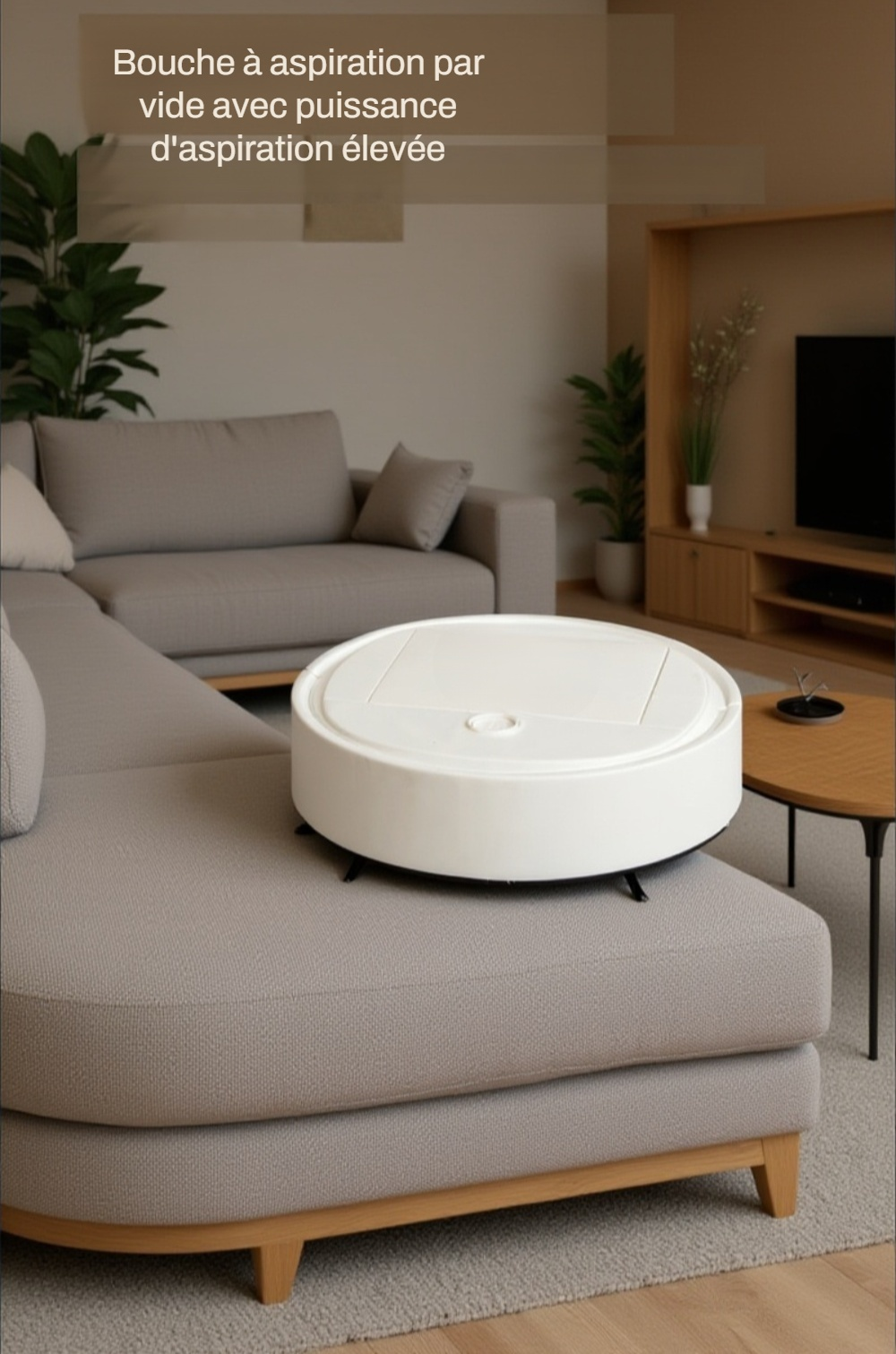 Robot aspirateur autonome retournant à sa station de recharge