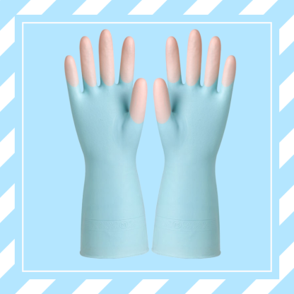 Gants ménagers imperméables et résistants pour la lessive et la vaisselle