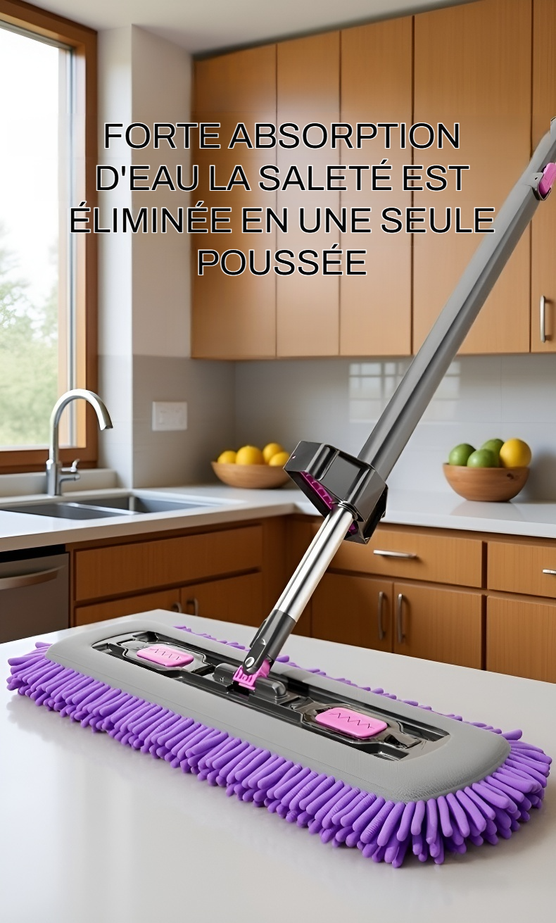 Balai moderne pour nettoyage rapide et sans effort