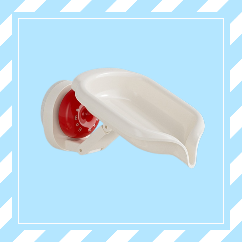 Boîte à savon avec ventouse multifonction, égouttoir pour lavabo, fixation sans perçage