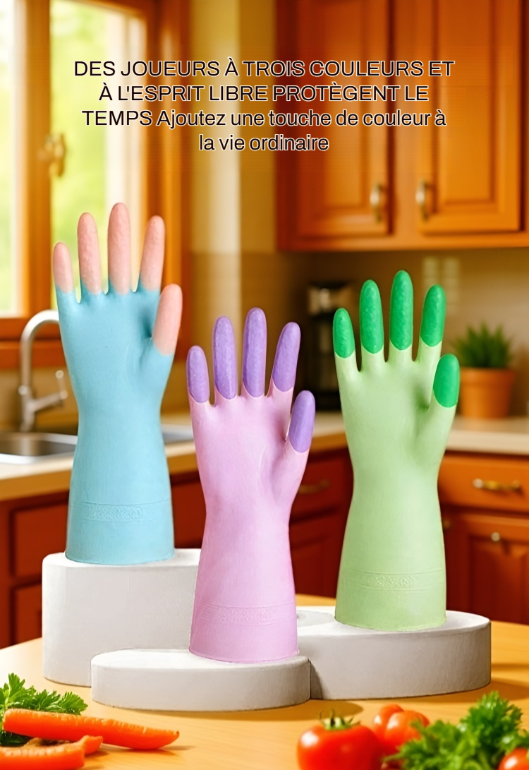 Gants ménagers pour produits chimiques