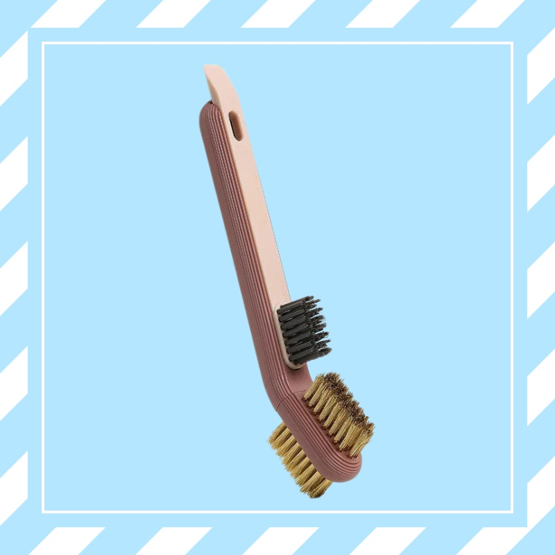 Brosse de nettoyage 3-en-1 pour cuisine avec spatule