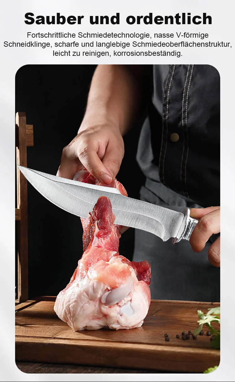 Campingmesser mit rutschfestem Griff