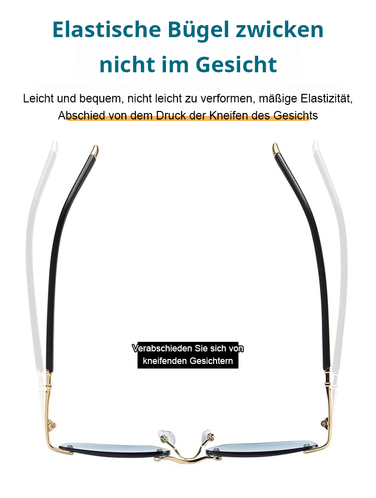 Randlose Lesebrille mit komfortabler Passform