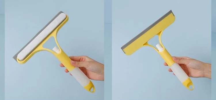 Effiziente Fensterreinigung mit integriertem Sprüher