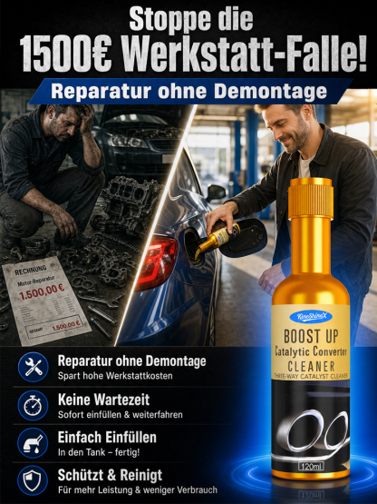 [TÜV-Bereit] Luftfahrt-Qualität Motor-Reiniger & Kraftstoff-Sparer - Spart 1500€ Reparatur