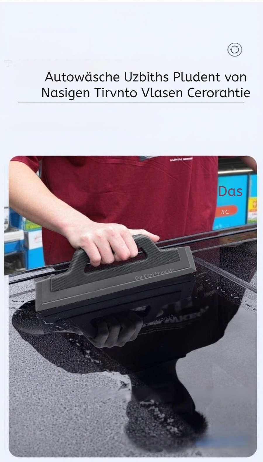 Moderner Auto-Silikonwischer für klare Sicht bei Regen