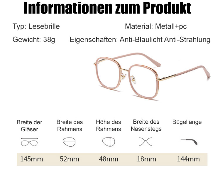 Flexible und leichte Lesebrille aus hochwertigem Material