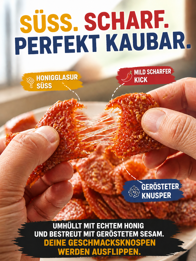 Alaska Sesam-Fischsnack | Süß-Pikant, Low-Fat & Grätenfrei 
