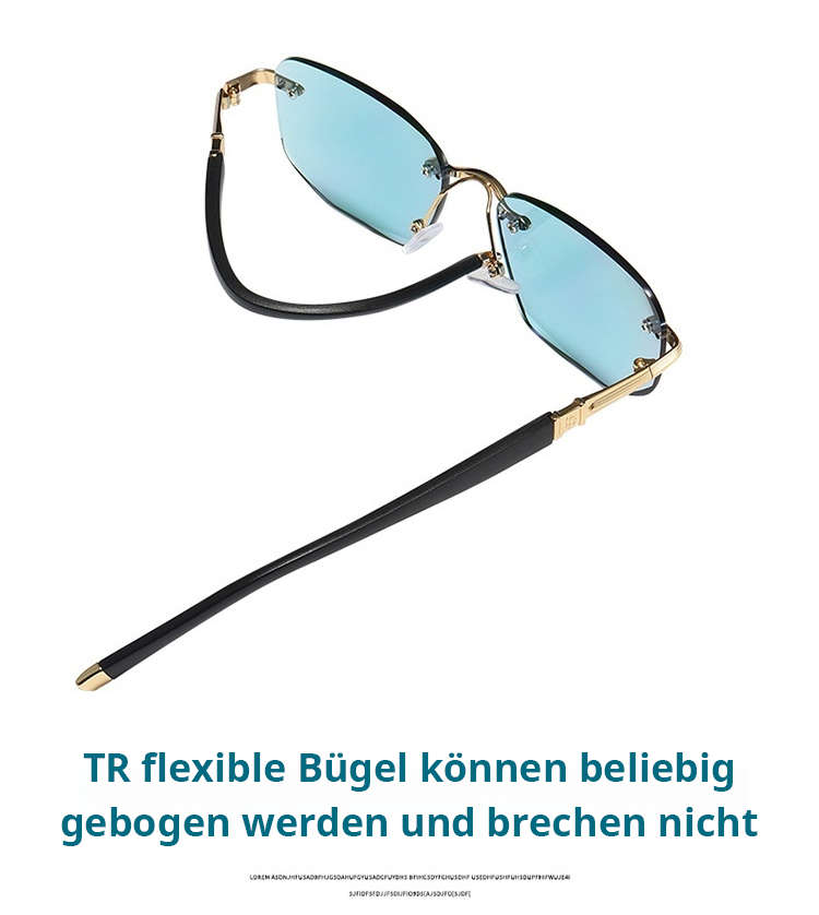 Modische Lesebrille mit hochwertigem Diamantschliff