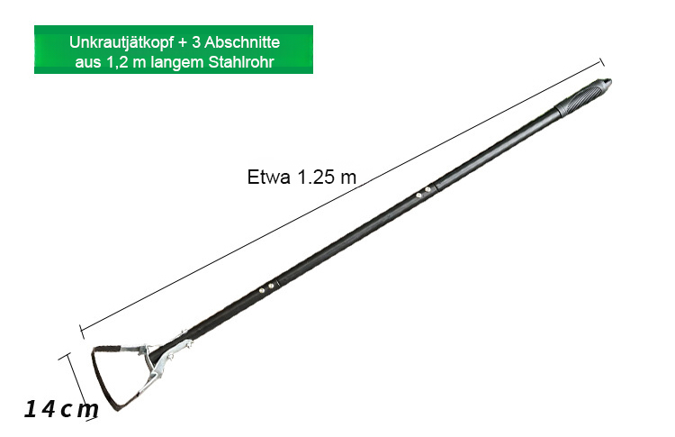 Ergonomischer Griff für komfortable Gartenarbeit