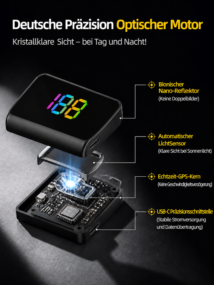 GPS Projector HUD – Multifunctional Car Display