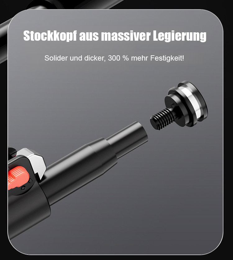 Teleskop-Wanderstock im Einsatz beim Wandern