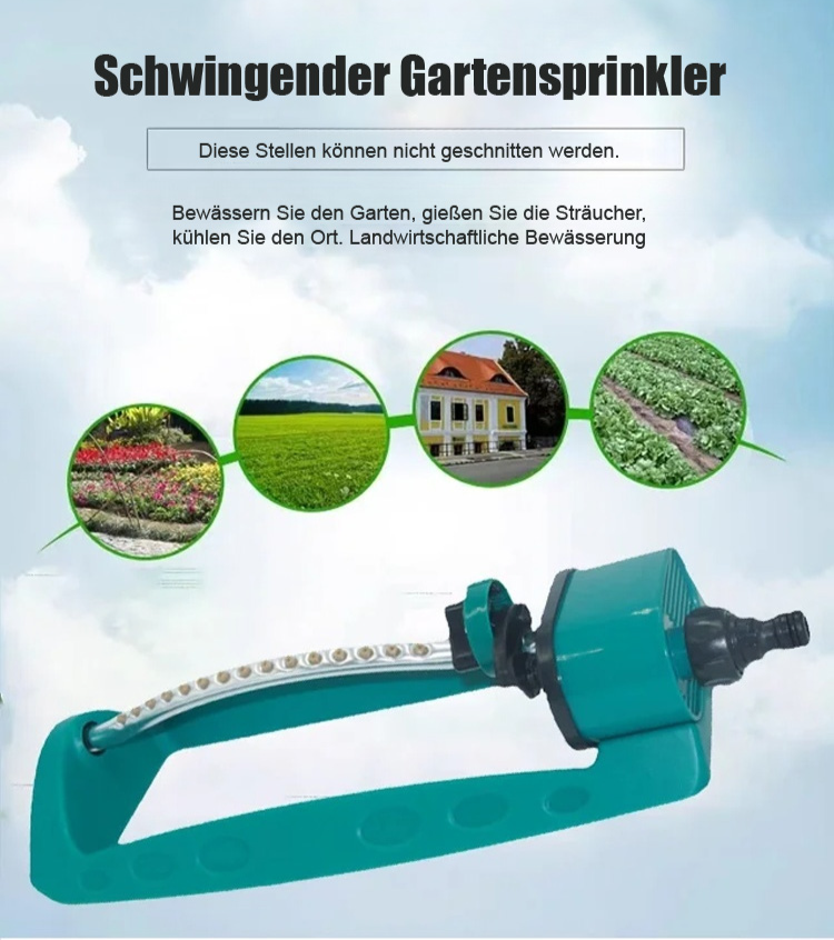 Automatische Schwenkdüse für effiziente Reinigung