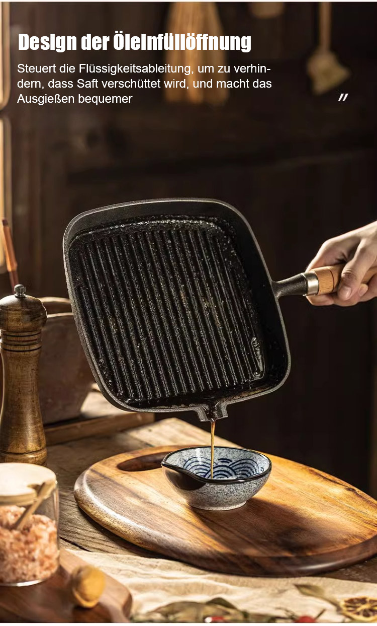 Meisterklasse-Steakpfanne mit robustem Design